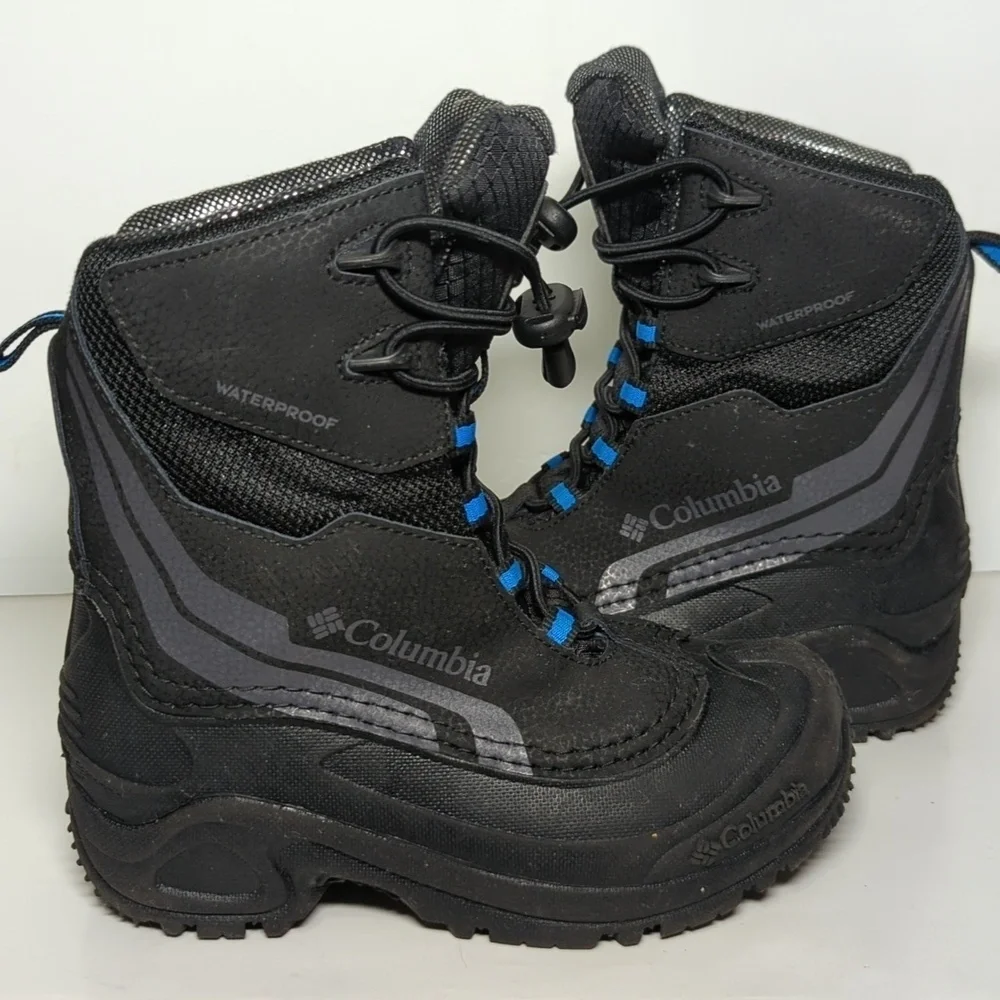 Columbia Bugaboot Plus IV Omni heat 400g rain snow boot little kids size 1 EU 32